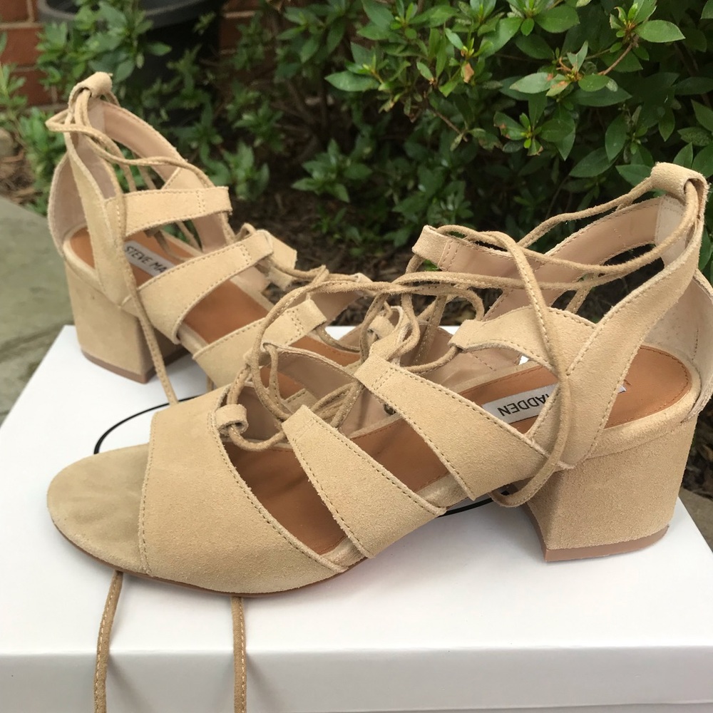 steve madden sandals with block heel